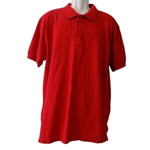 Enyce Men Red Polo Shirt Short Sleeve Size 5X Embroidered Logo Casual Streetwear